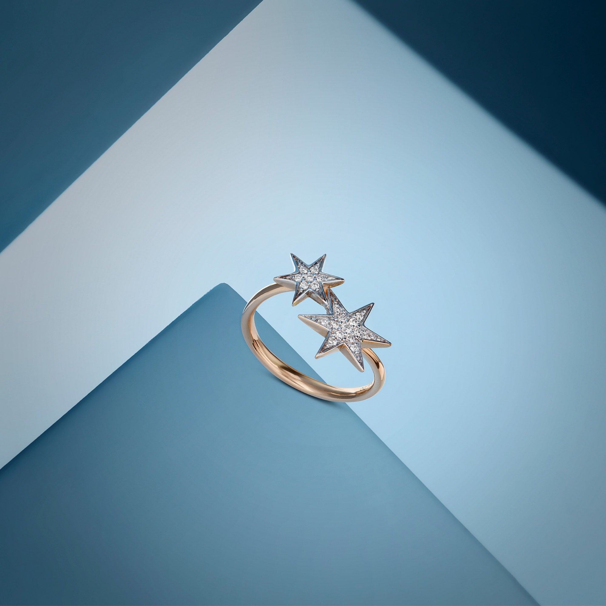 Grimaldo Luce Signature Ring (LS-RG01PW-01) aus Roségold mit Diamant