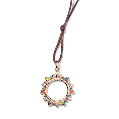 GYPSY Anhänger Candy Sun large, Roségold • Edelsteine von Tamara Comolli (P-Gyp-Can-l-rg)