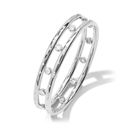 GYPSY Armspange Classic medium, Weißgold • Diamant von Tamara Comolli (BA-Gyp-Cl-17-wg)