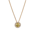H. Krieger Anhänger mit Halskette - 111.0923.14.16 (16) aus Roségold mit Diamant