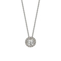 H. Krieger Anhänger mit Kette - 112.0922.24.0 (0) aus Weißgold mit Diamant