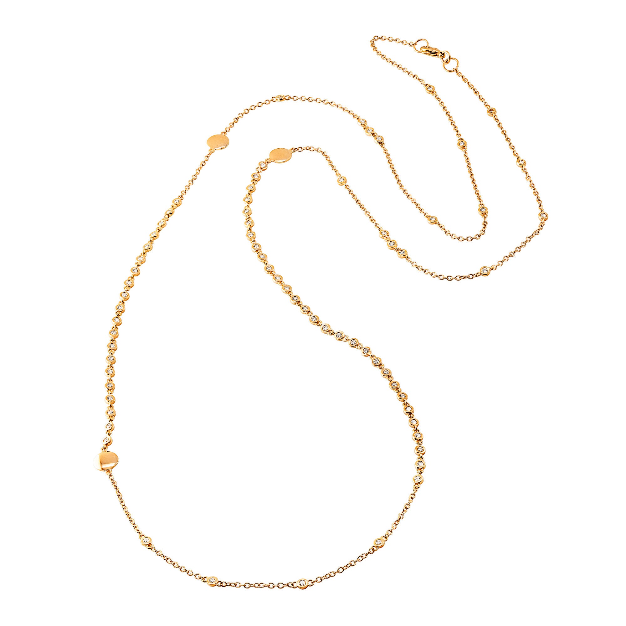 H. Krieger Collier - 111.2401.09.1 (1) aus Rotgold mit Diamant