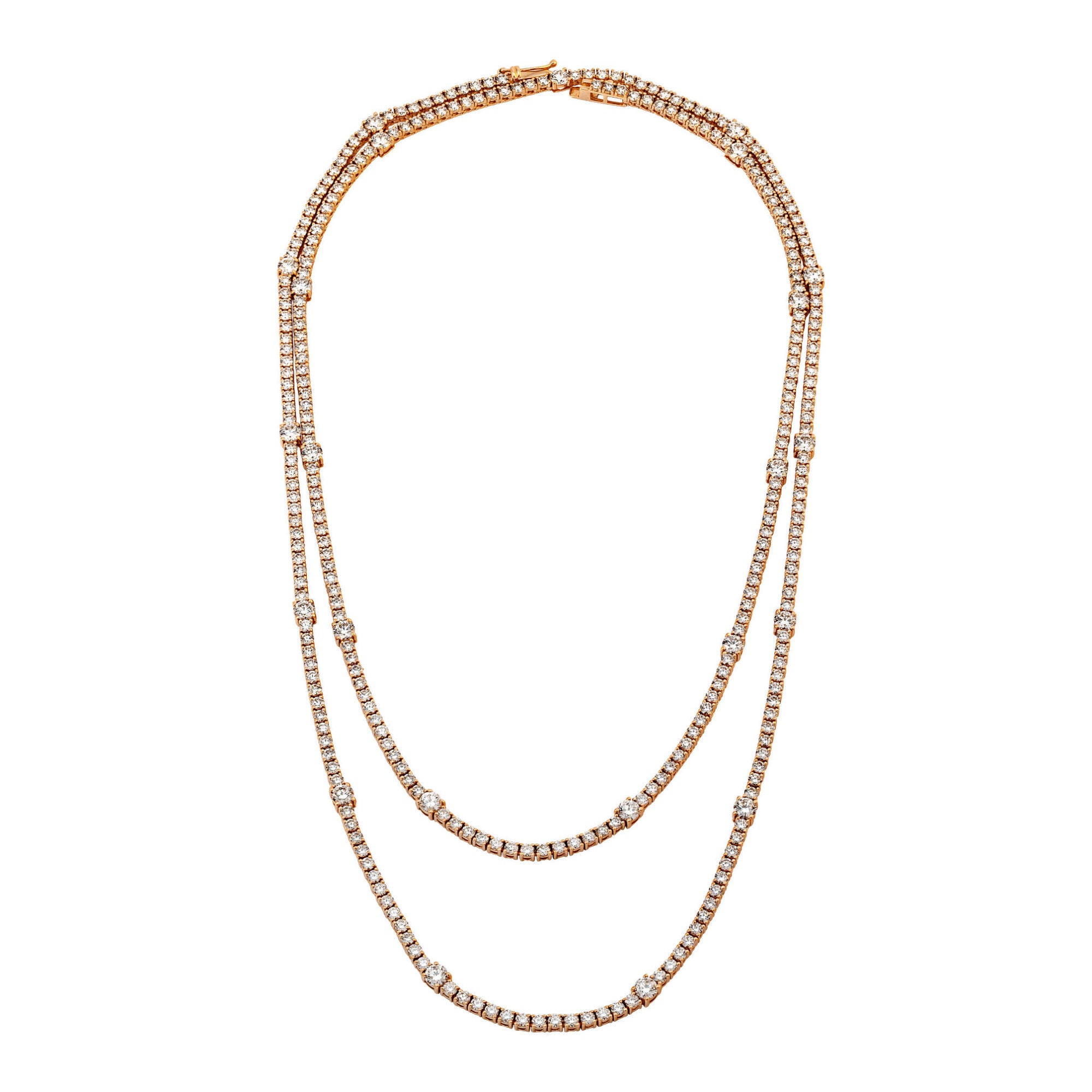 H. Krieger Collier - 111.8746.15.4 (4) aus Rotgold mit Diamant