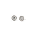H. Krieger Halo Ohrstecker - 412.0920.44.1 (1) aus Weißgold mit Diamant
