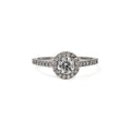 H. Krieger Halo Ring - 312.0921.01.4 (4) aus Weißgold mit Diamant