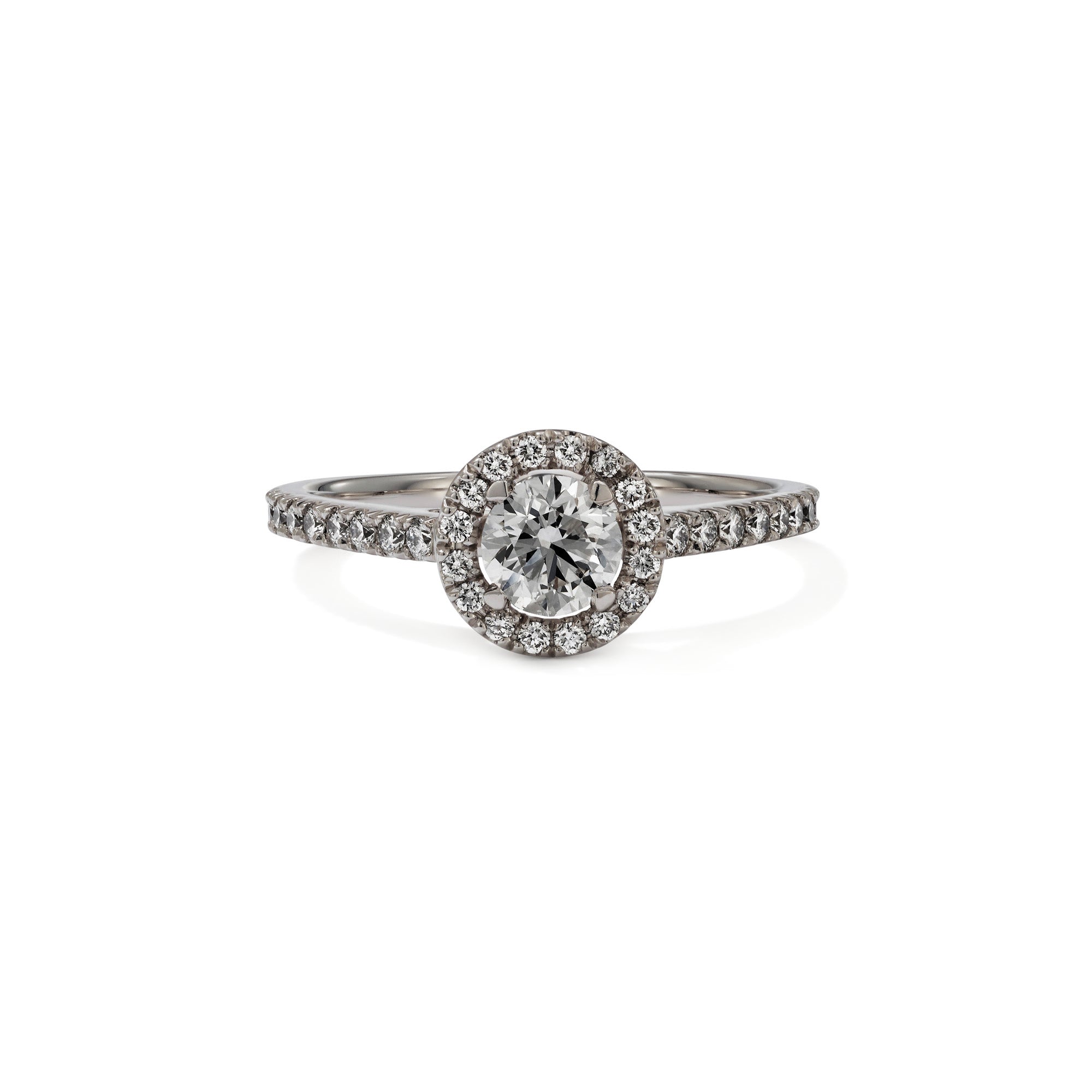 H. Krieger Halo Ring - 312.0921.01.4 (4) aus Weißgold mit Diamant