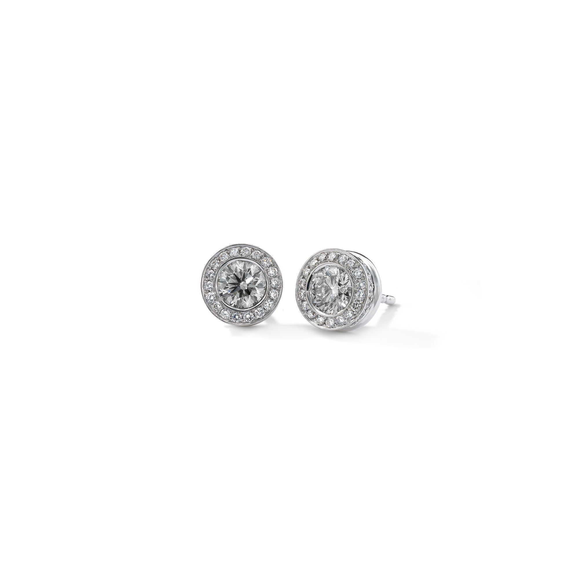 H. Krieger Ohrstecker - 412.6872.59.7 (7) aus Weißgold mit Diamant
