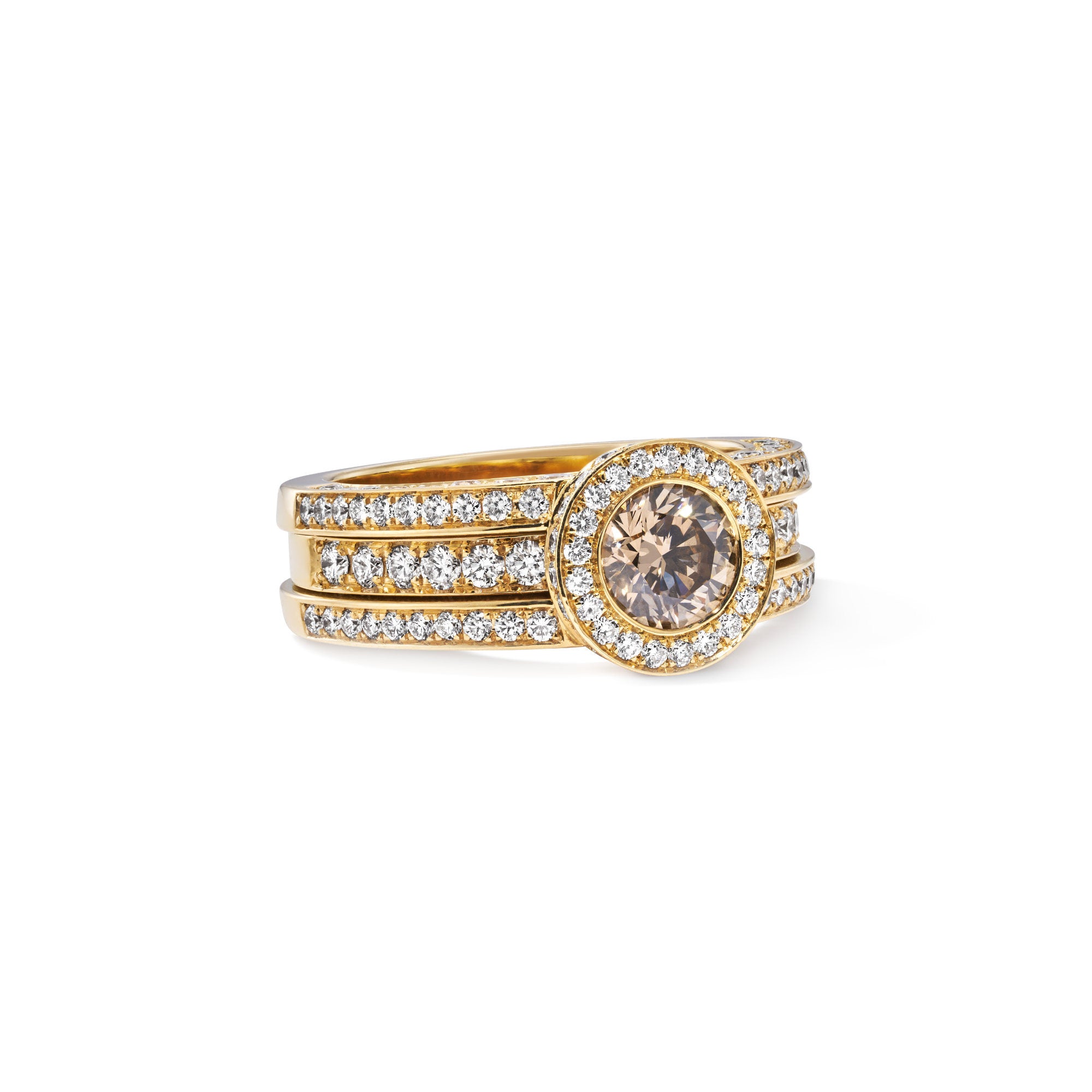 H. Krieger Ring - 311.6996.09.9 (9) aus Roségold mit Diamant