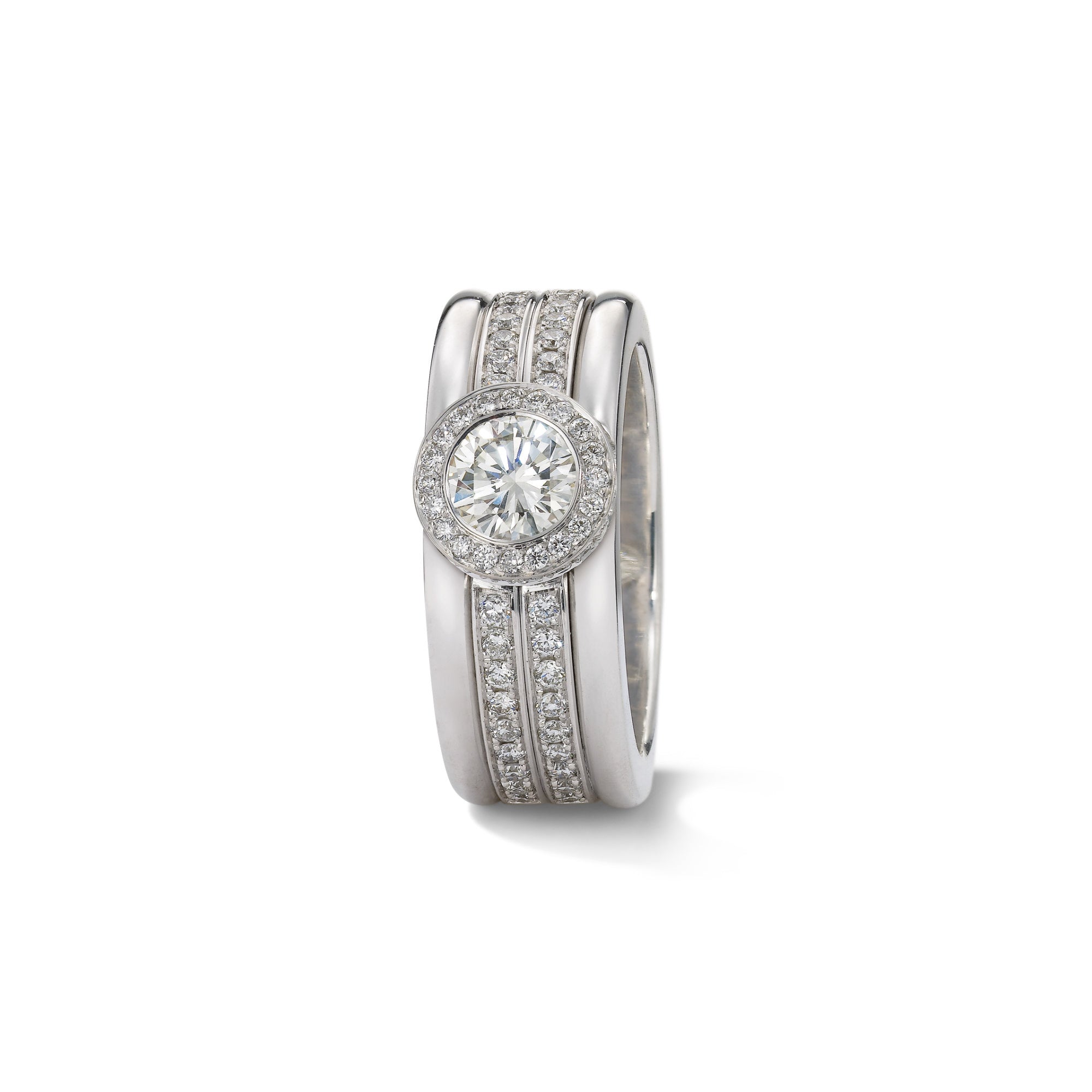 H. Krieger Ring - 312.6955.14.0 (0) aus Weißgold mit Diamant