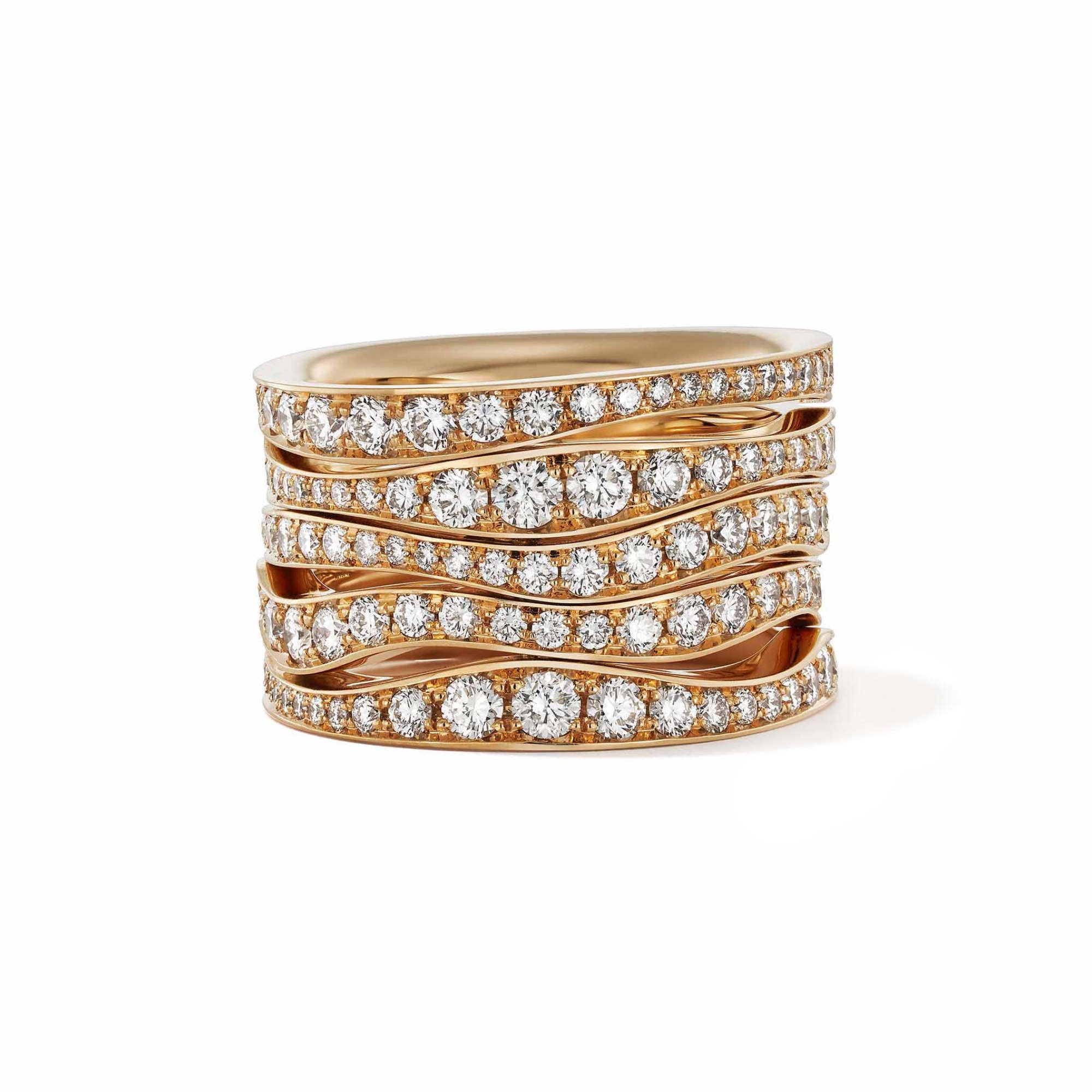 H. Krieger Varieté Ring - 311.5212.30.2 (2) aus Rotgold mit Diamant