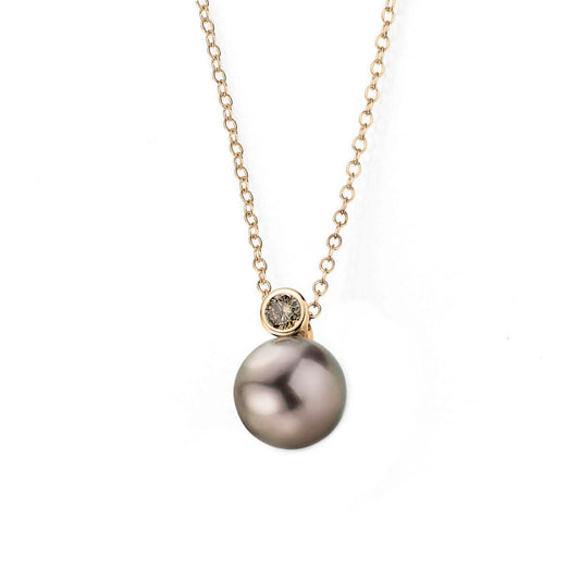 H2O Collier, Gelbgold • Diamant von Gellner (5-22020-38)
