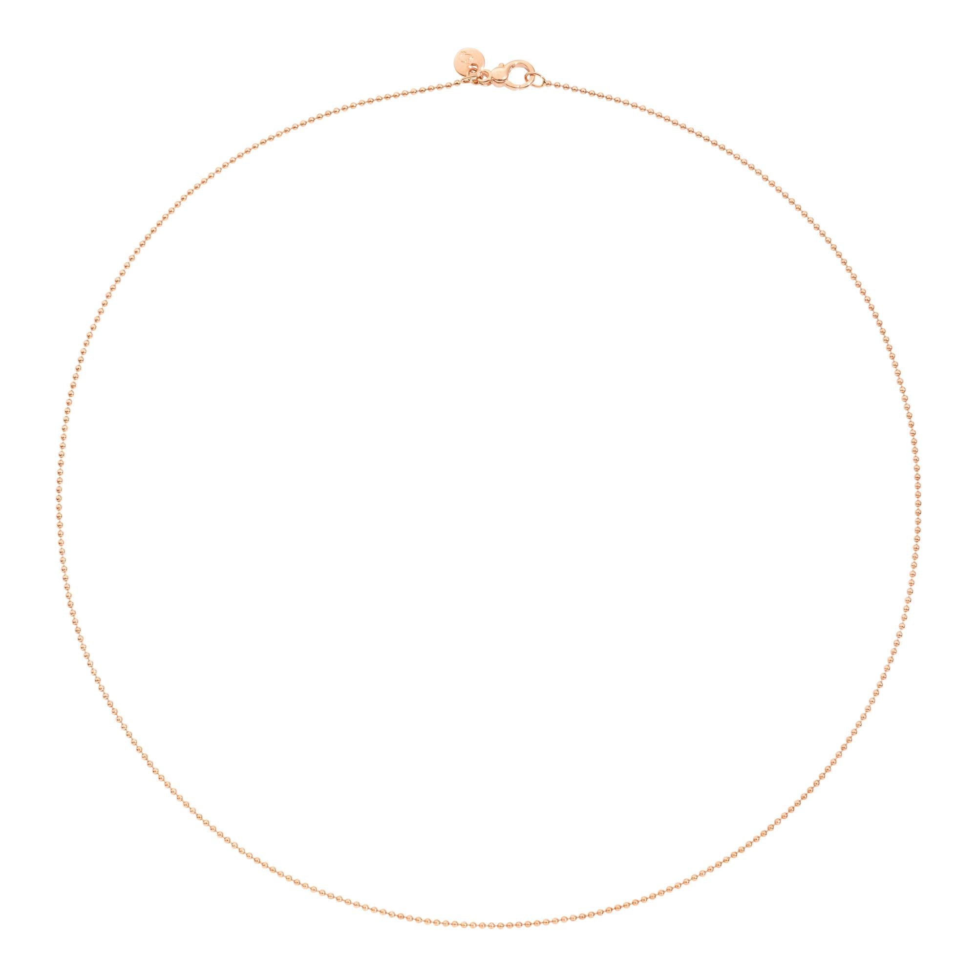 Halskette Bollicine, Roségold von DoDo (DCB8003-BOLLI-0009R)
