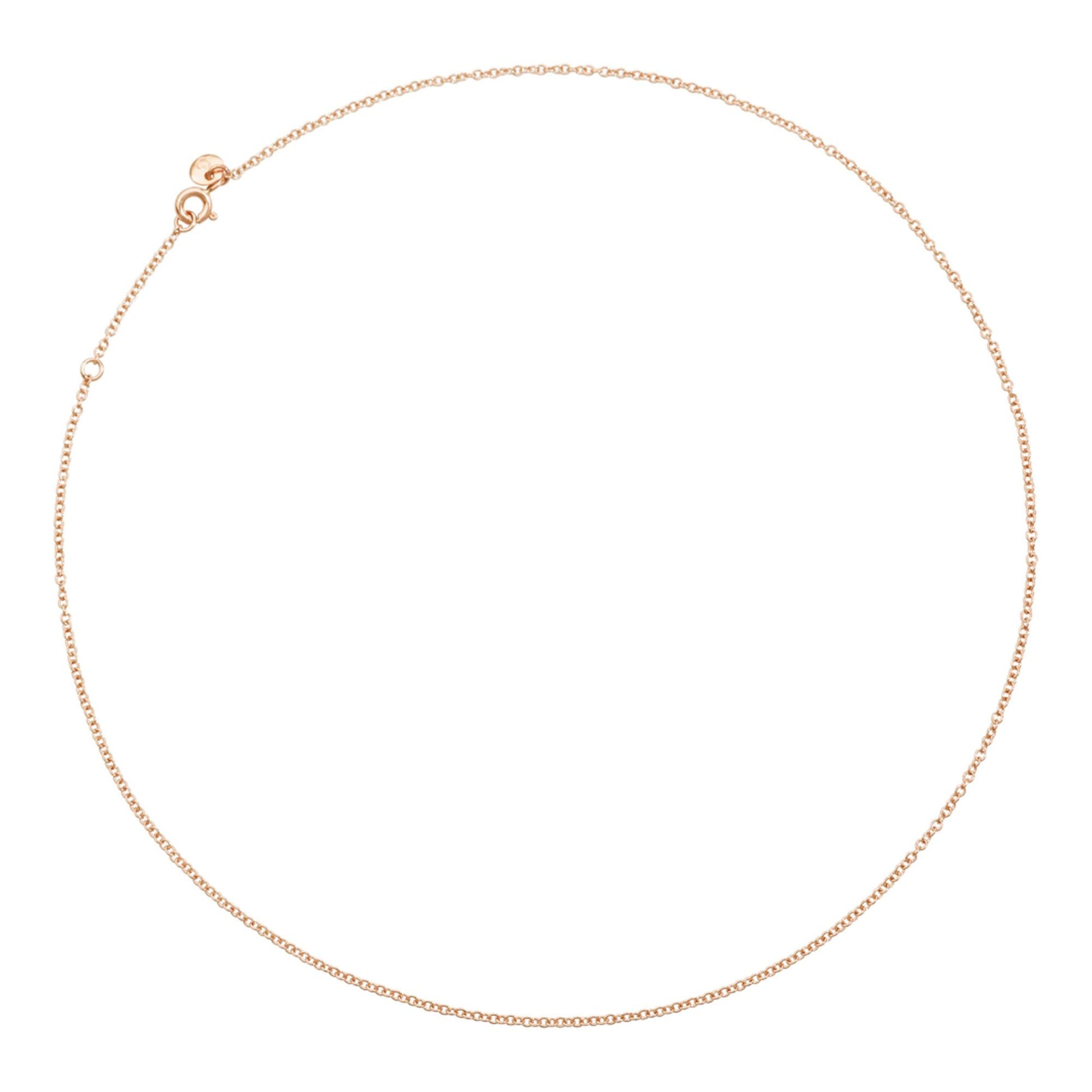 Halskette Essentials aus 9-Karätigem Roségold, Roségold von DoDo (DCB5012-CHAIN-0009R)