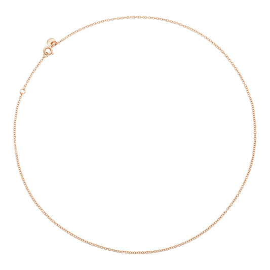 Halskette Essentials aus 9-Karätigem Roségold, Roségold von DoDo (DCB5012-CHAIN-0009R)