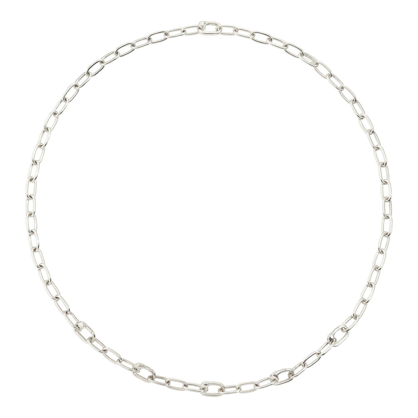 Halskette Essentials mit aufklappbaren Gliedern, Silber von DoDo (DCC1004-CHAIN-000AG)