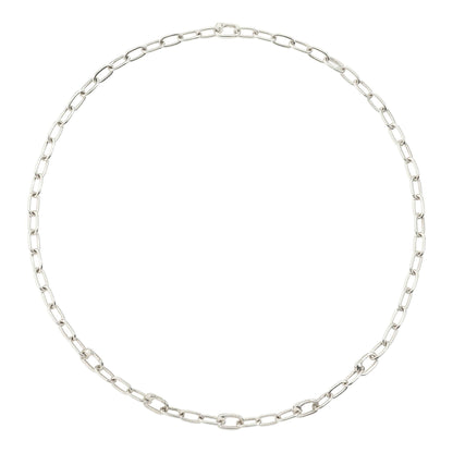 Halskette Essentials mit aufklappbaren Gliedern, Silber von DoDo (DCC1004-CHAIN-000AG)