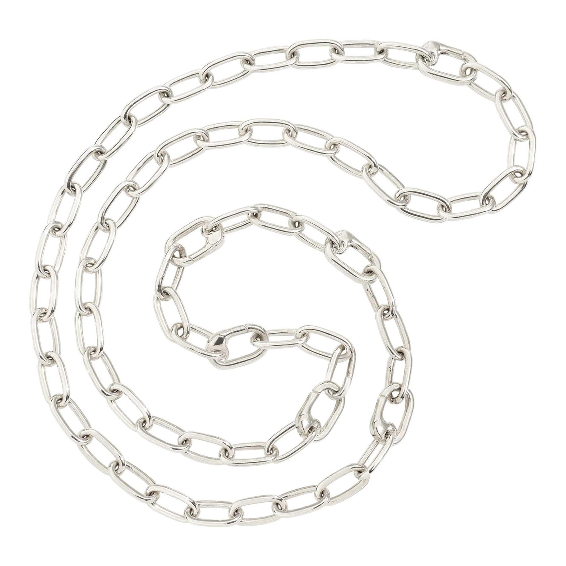 Halskette Essentials mit aufklappbaren Gliedern, Silber von DoDo (DCC1004-CHAIN-000AG)