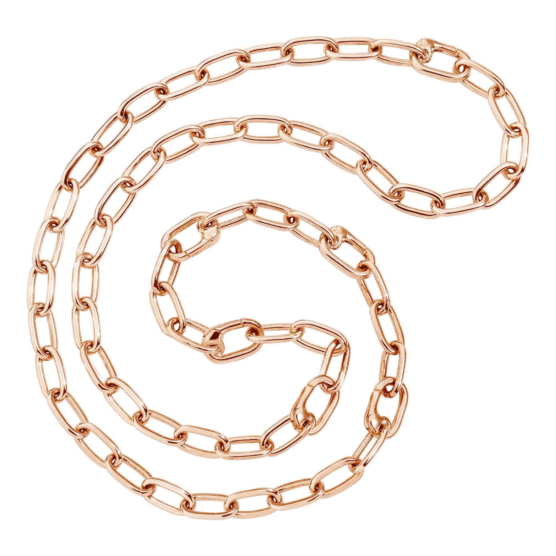Halskette Essentials mit aufklappbaren Gliedern, Silber von DoDo (DCC1004-CHAIN-00RAG)