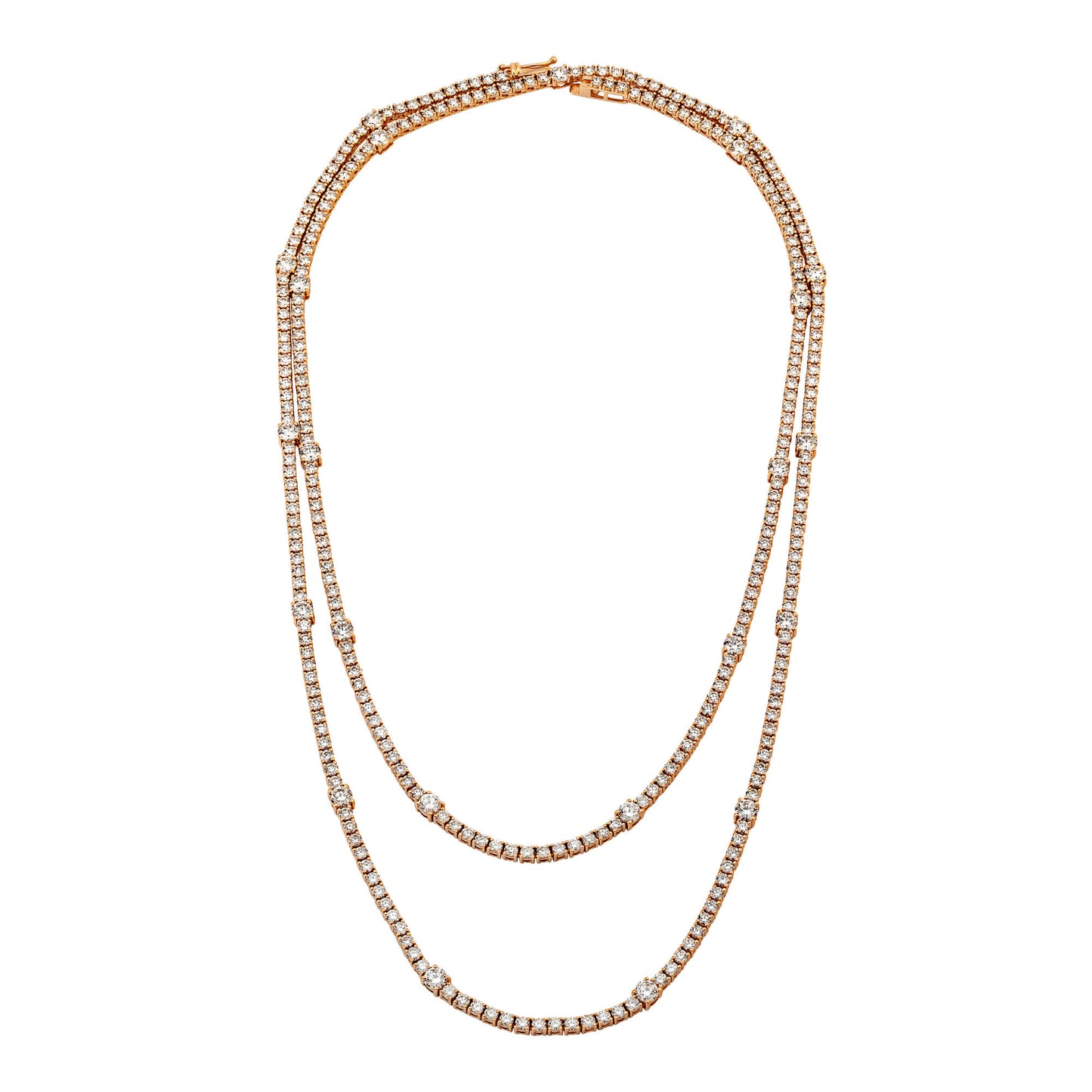 Hans D. Krieger Collier - 111.8746.15.4 (4) aus Rotgold mit Diamant