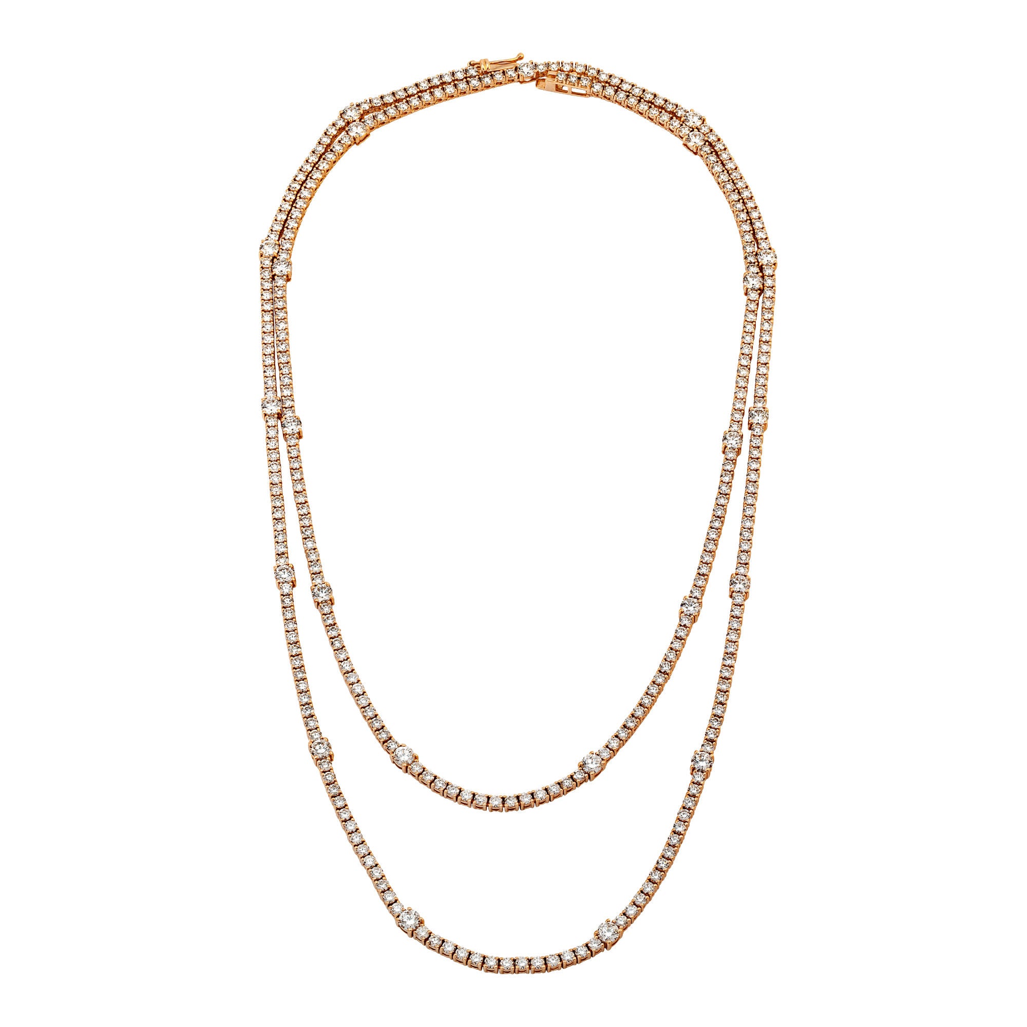 Hans D. Krieger Collier - 111.8746.15.4 (4) aus Rotgold mit Diamant