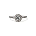 H. Krieger Halo Ring - 312.0921.01.4 (4) aus Weißgold mit Diamant