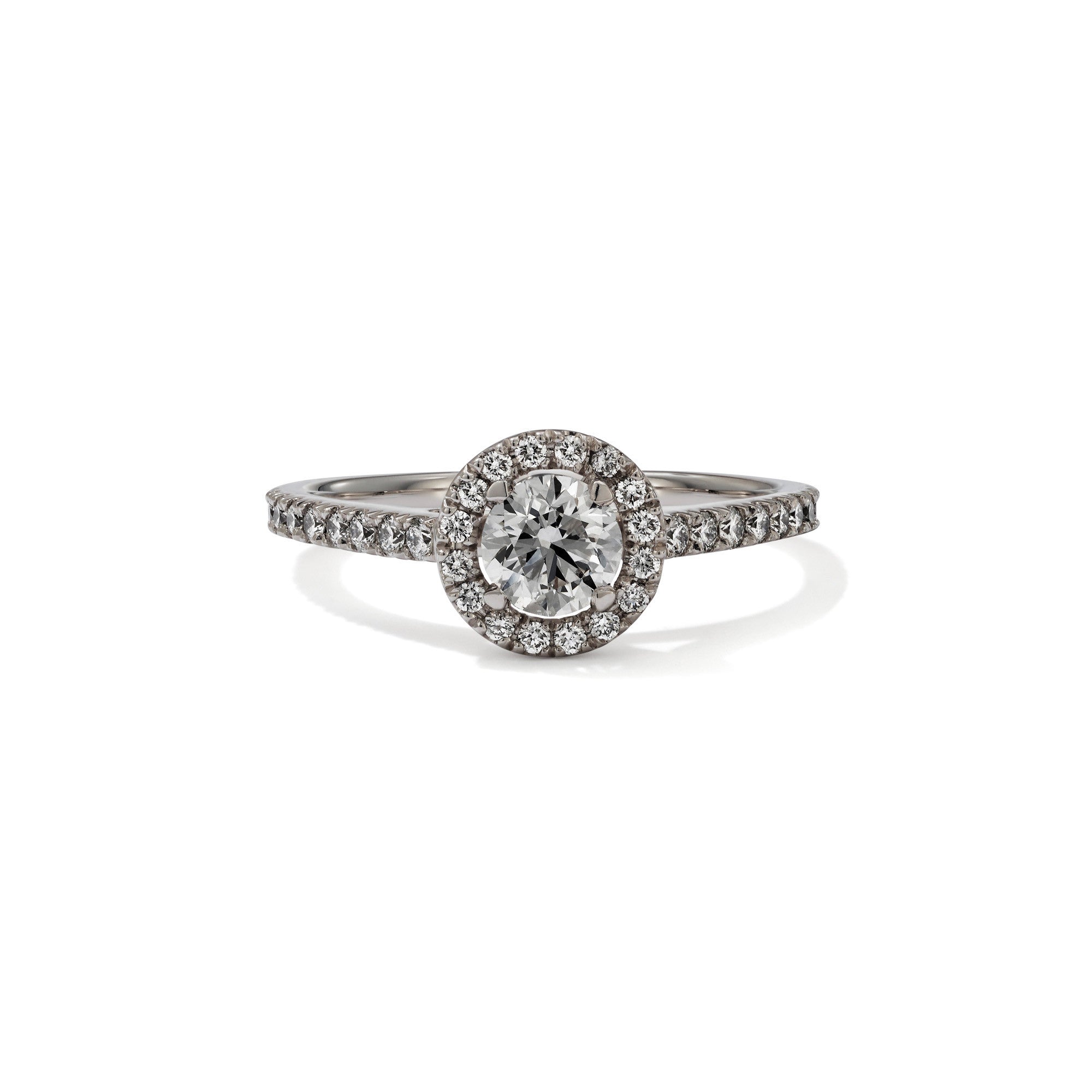 H. Krieger Halo Ring - 312.0921.01.4 (4) aus Weißgold mit Diamant