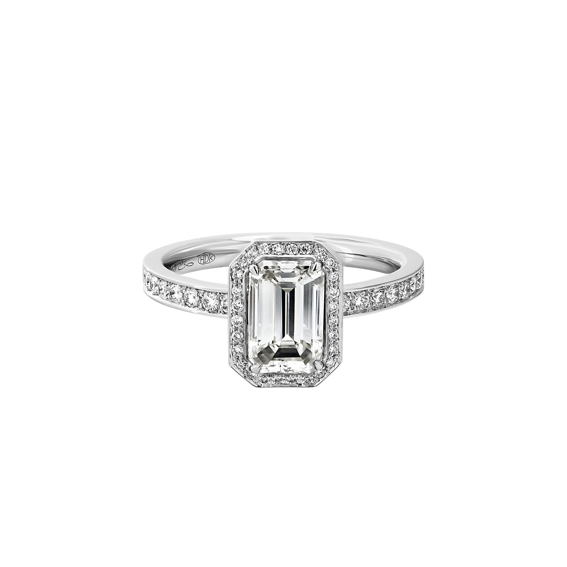 Hans D. Krieger Ring - 310.0820.11.5 (5) aus Platin mit Diamant