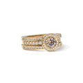 Hans D. Krieger Ring - 311.6996.09.9 (9) aus Roségold mit Diamant