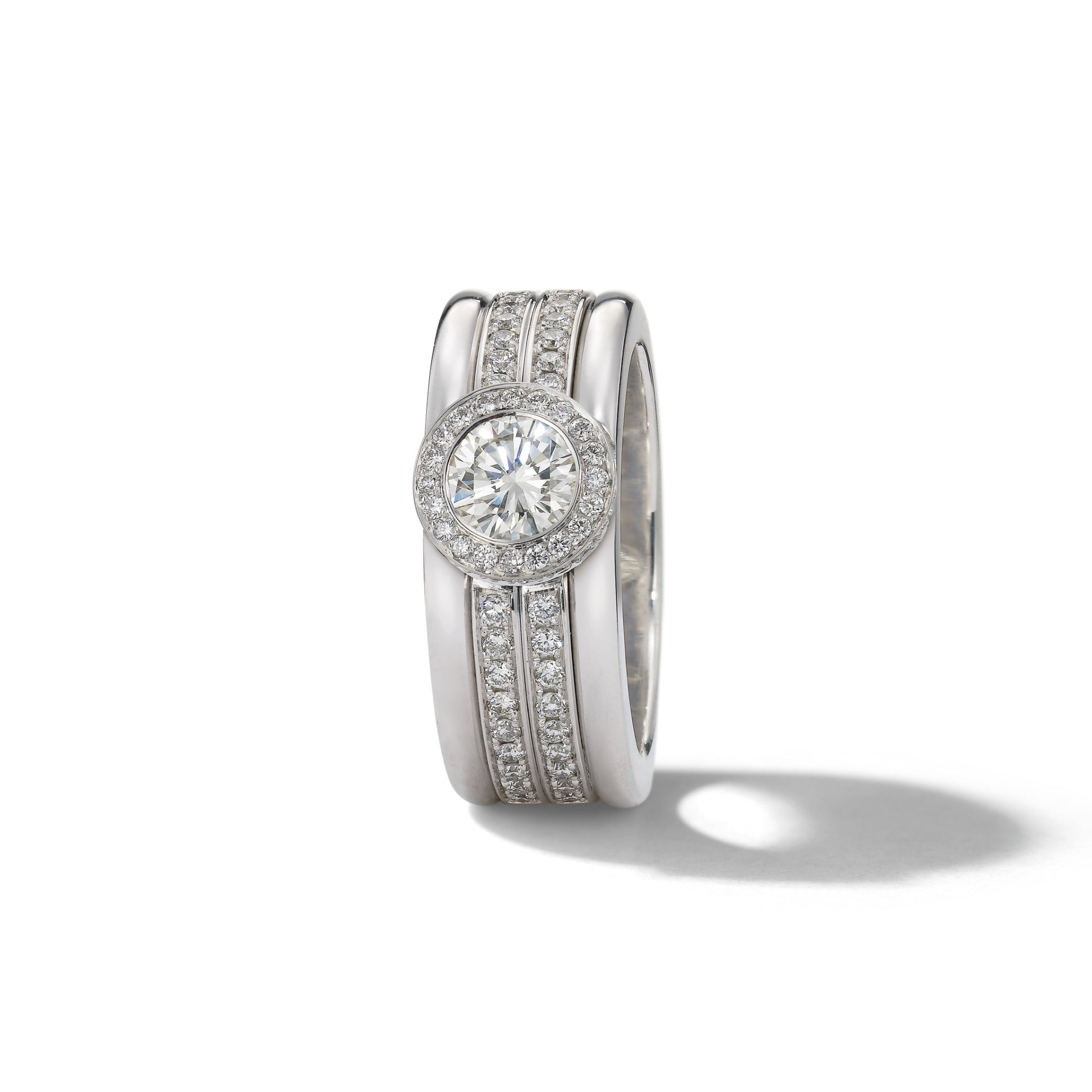 Hans D. Krieger Ring - 312.6955.14.0 (0) aus Weißgold mit Diamant