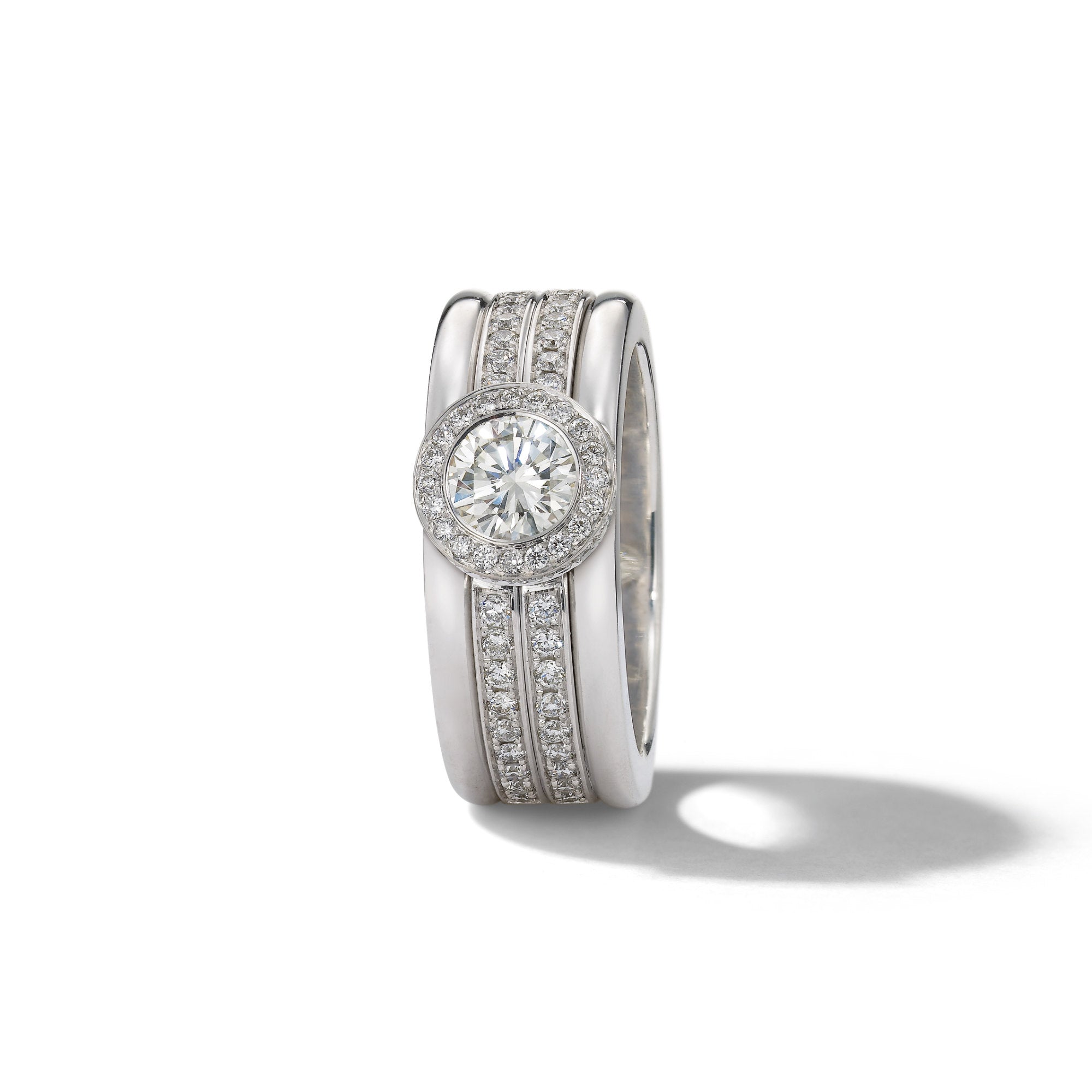 H. Krieger Ring - 312.6955.14.0 (0) aus Weißgold mit Diamant