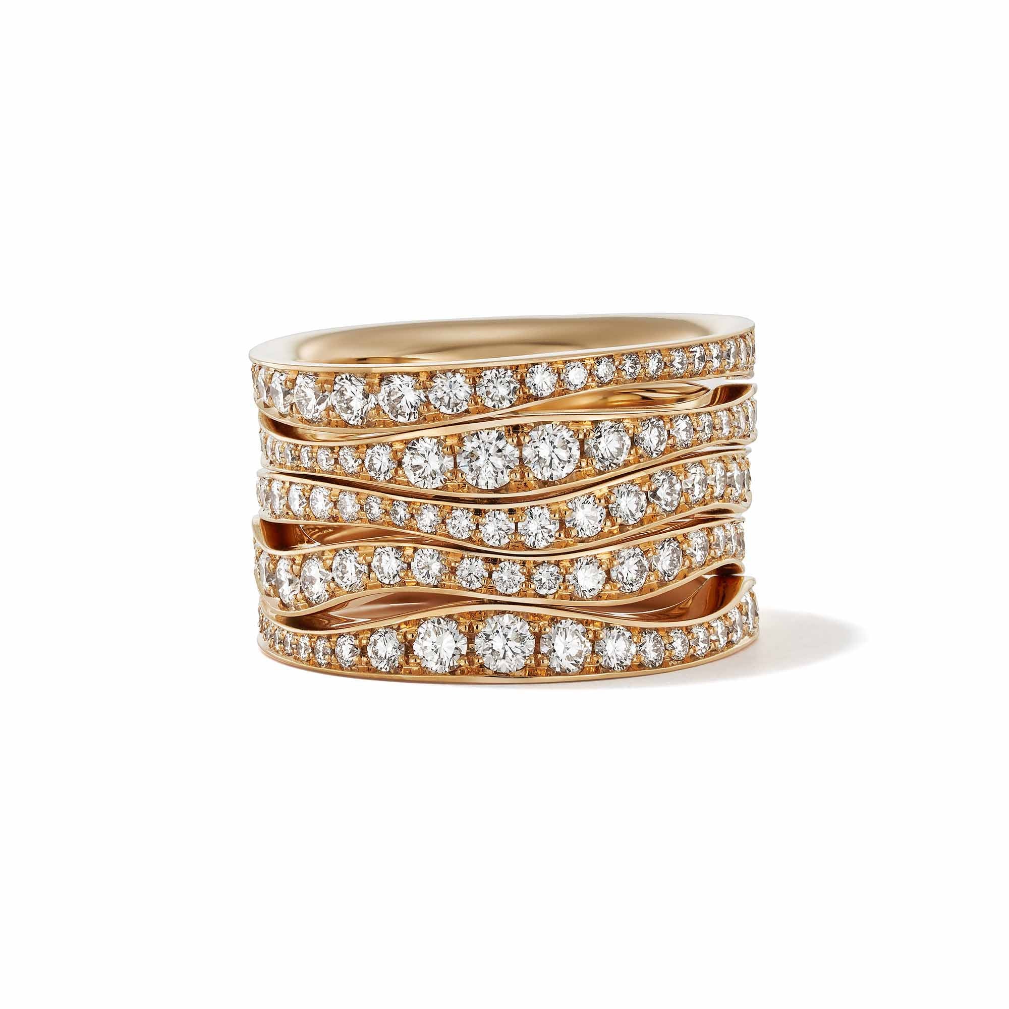 H. Krieger Varieté Ring - 311.5212.30.2 (2) aus Rotgold mit Diamant