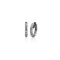 Heinz Mayer Brillantcreolen in halber Krappenfassung (O1248-48II-O12543-53II) aus Weißgold mit Diamant