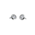 Heinz Mayer Solitairohrstecker 1.00 ct. (O509) aus Weißgold mit Diamant