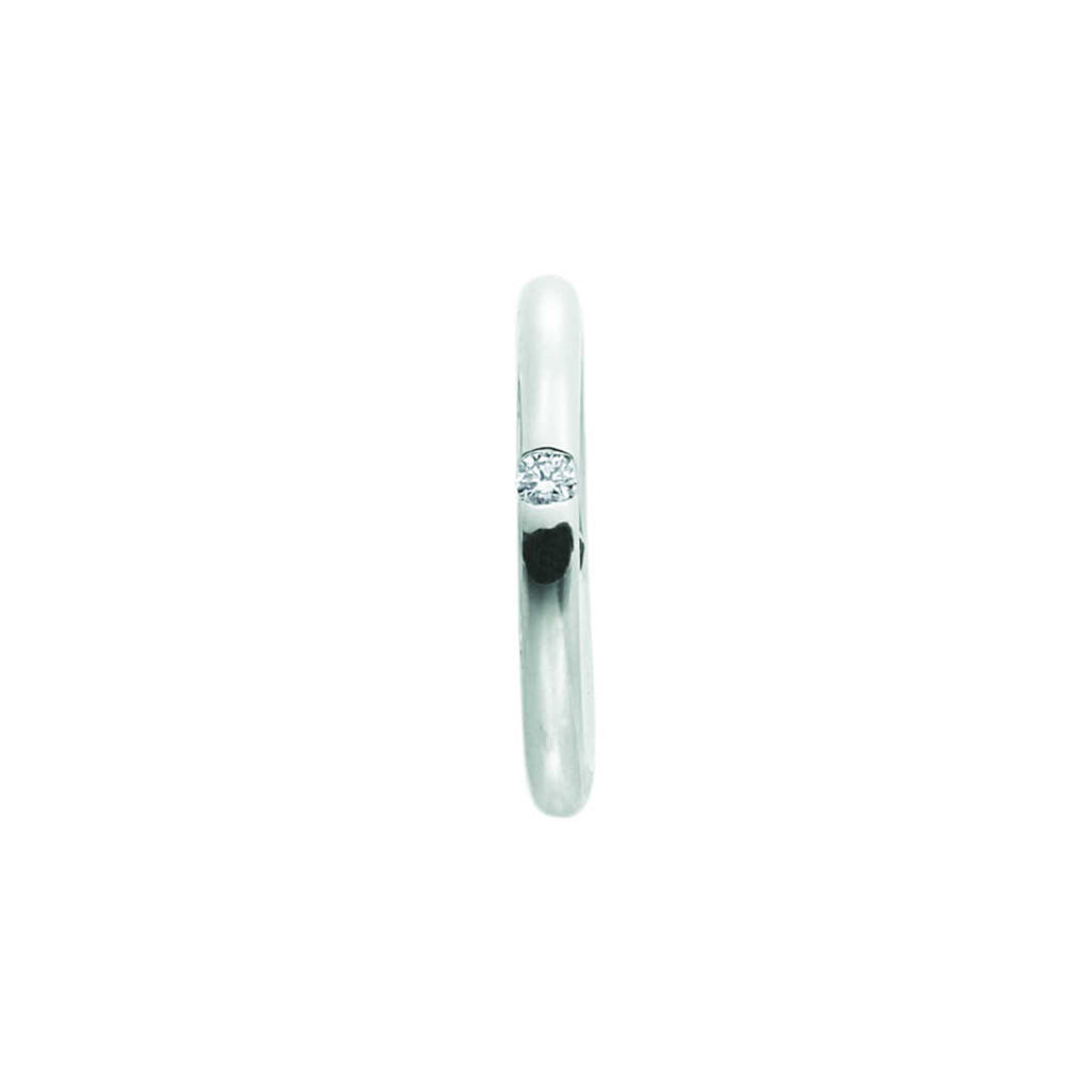 Heinz Mayer Solitairring 0.25 ct. (E1682) aus Weißgold mit Diamant