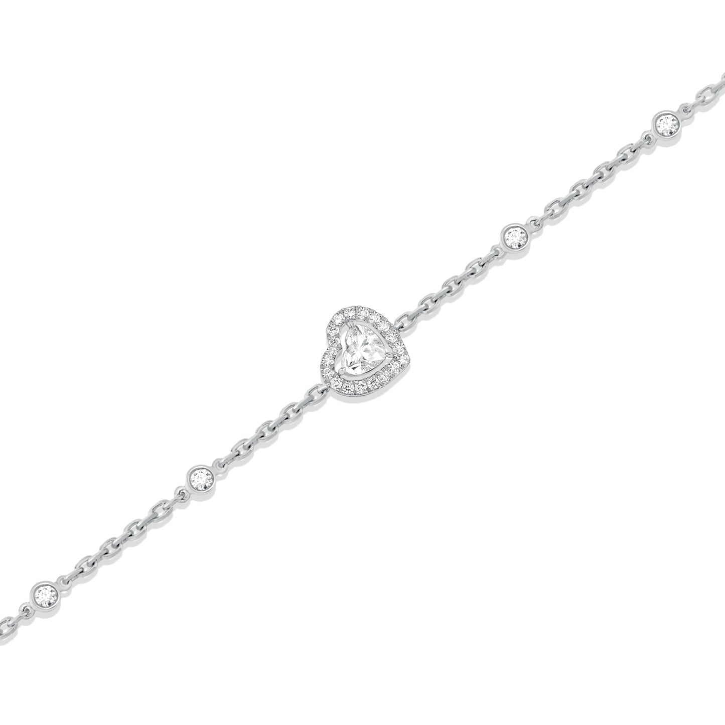 Joy Coeur Diamantarmband, Weißgold • Diamant von Messika (12069-WG)