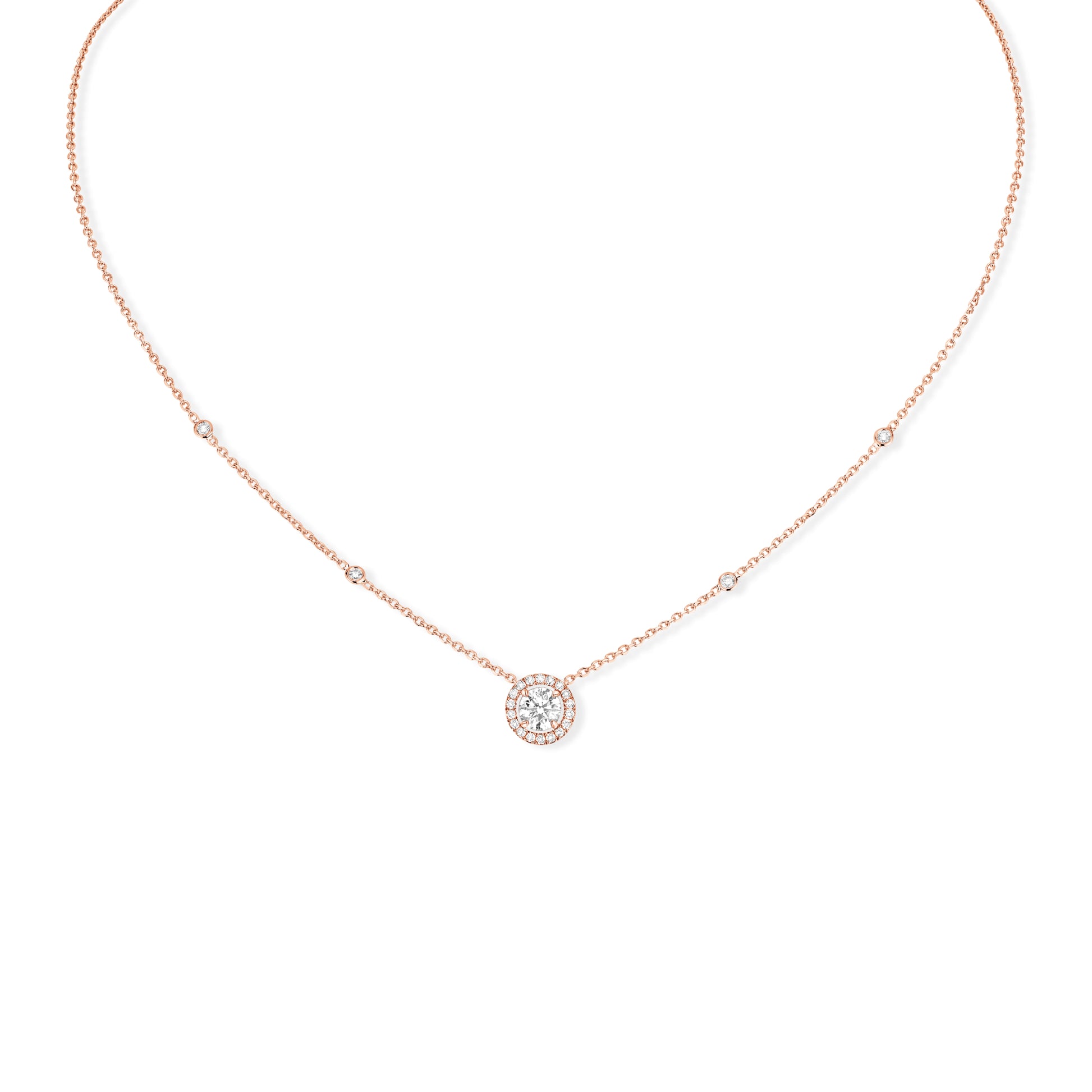 Joy XS Halskette, Roségold • Diamant von Messika (04281-PG)