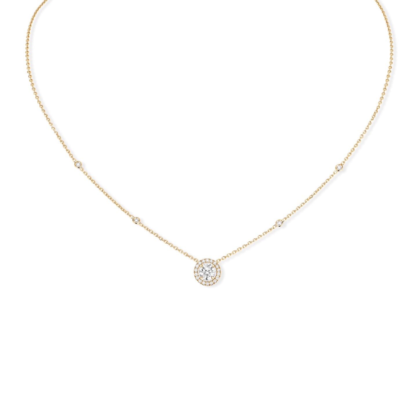 Joy XS Halskette, Gelbgold • Diamant von Messika (04281-YG)