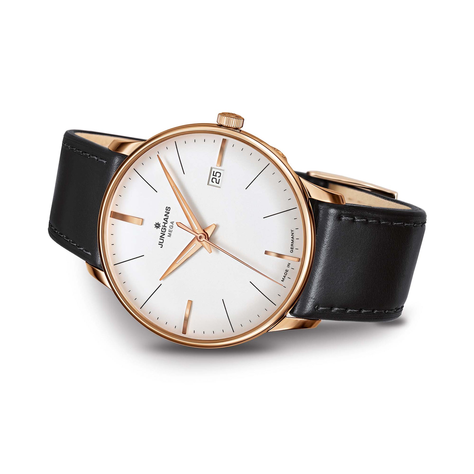 Junghans - Meister MEGA, Tricolor-Gold von Junghans (058/7800.00)