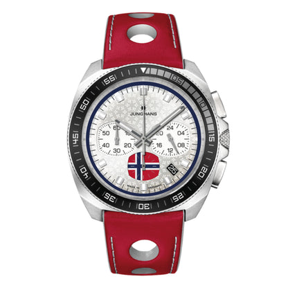 1972 Chronoscope FIS Edition Trondheim, Leder von Junghans (41/4563.00)