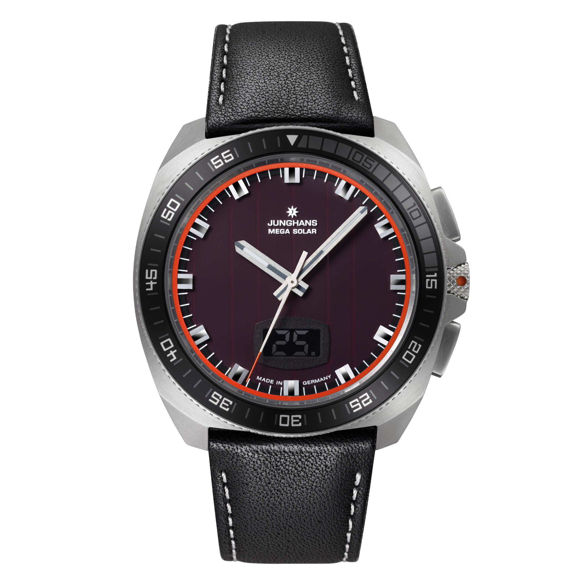 Junghans 1972 Mega Solar - 56/4610 (4610-00) aus Edelstahl