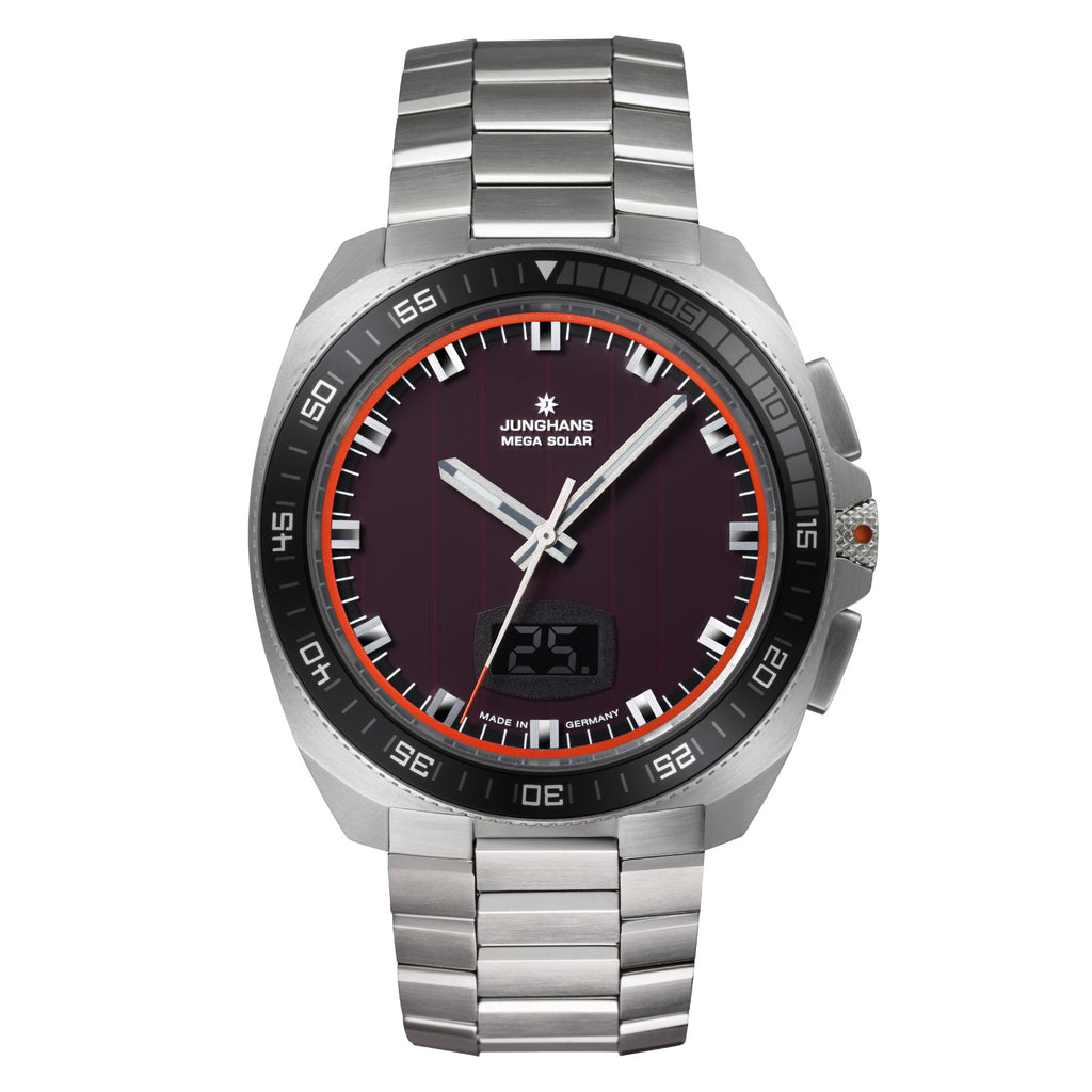 Junghans 1972 Mega Solar - 56/4611.44 (44) aus Edelstahl