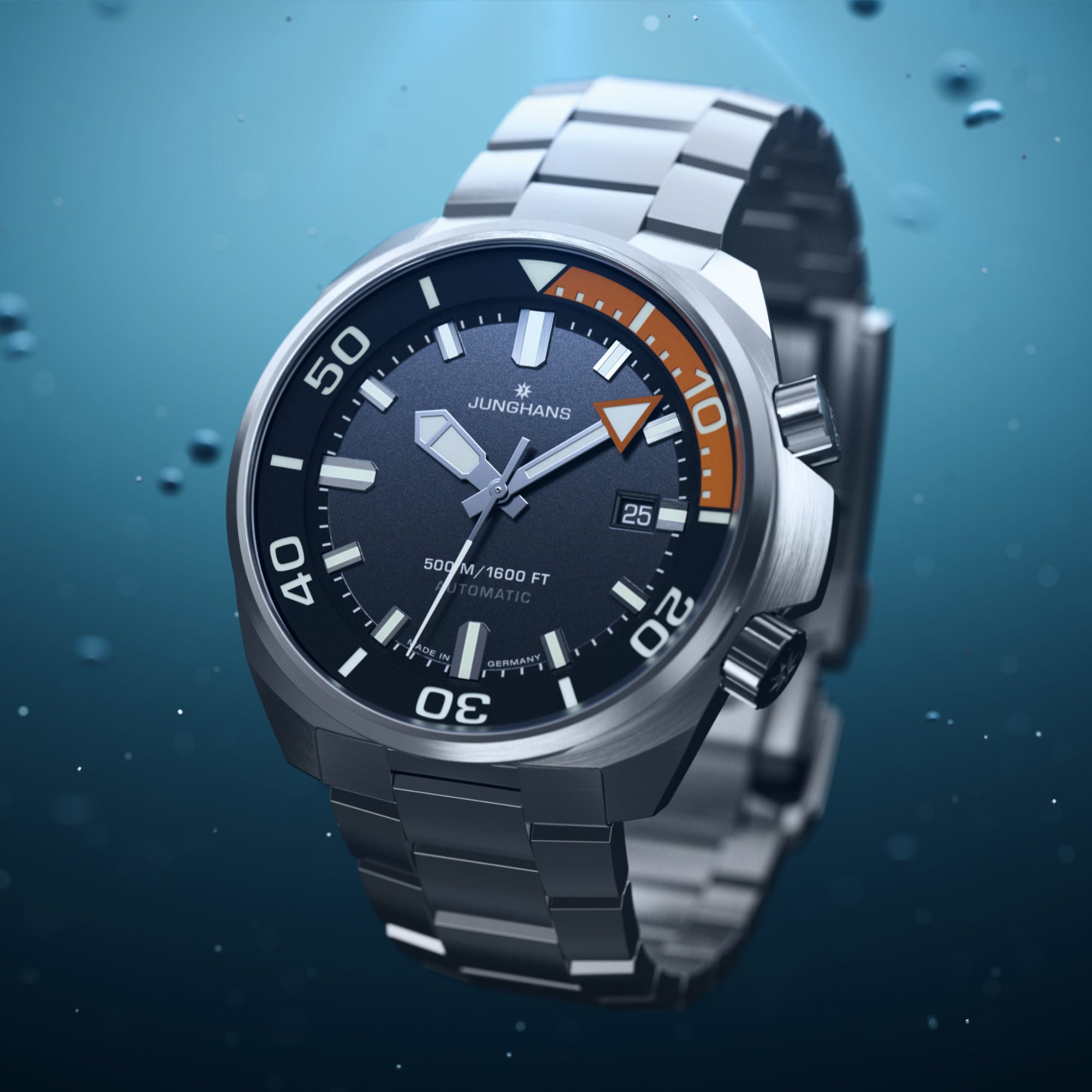 Junghans Aquaris Diver - 27/4668.44 (44) aus Edelstahl