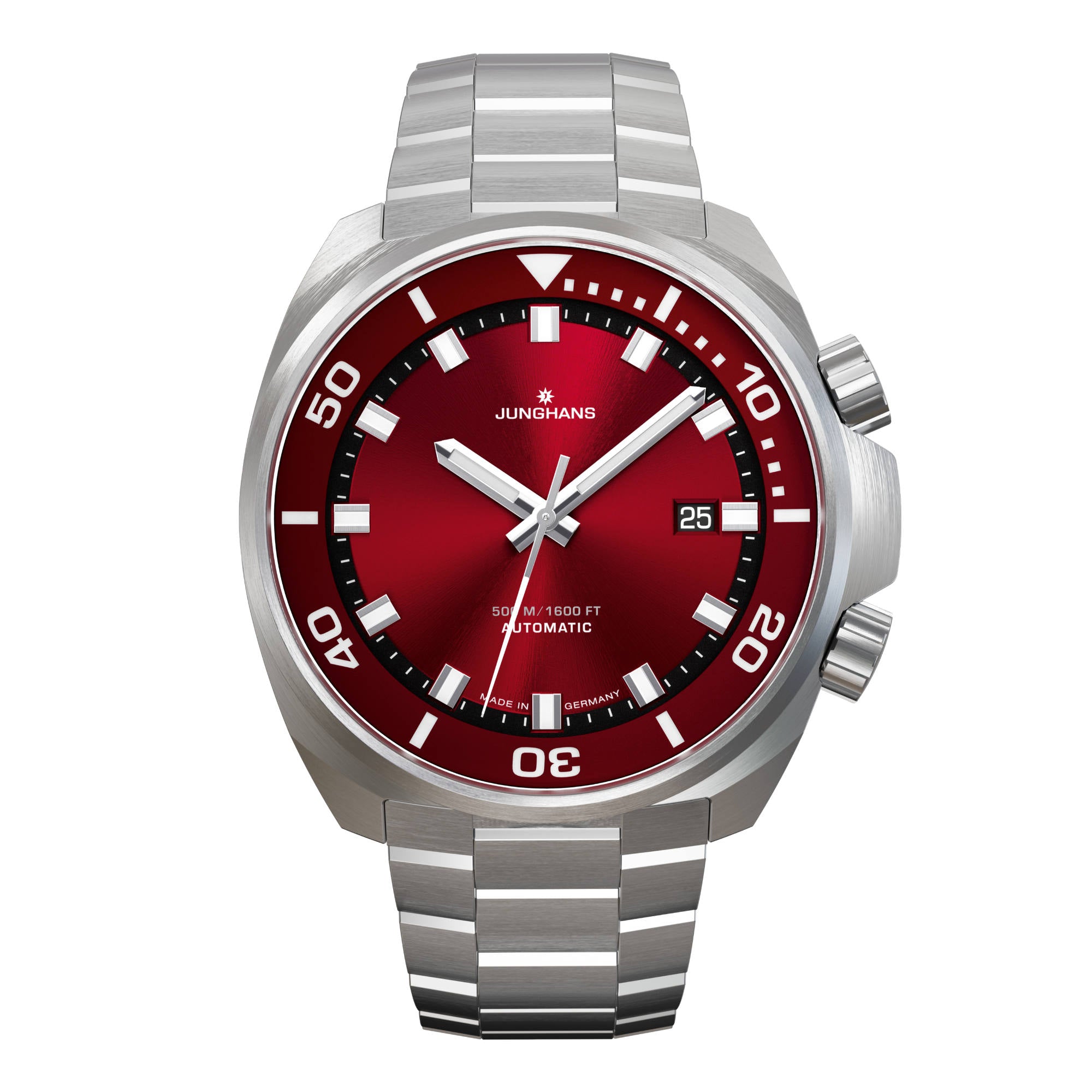 Junghans Aquaris Red - 27/4661.44 (44) aus Edelstahl