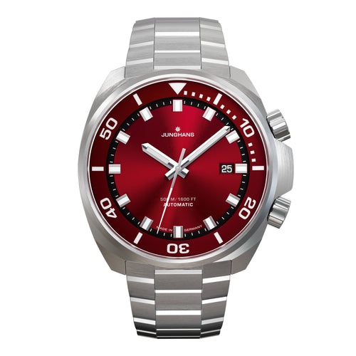 Junghans Aquaris Red - 27/4661.44 (44) aus Edelstahl