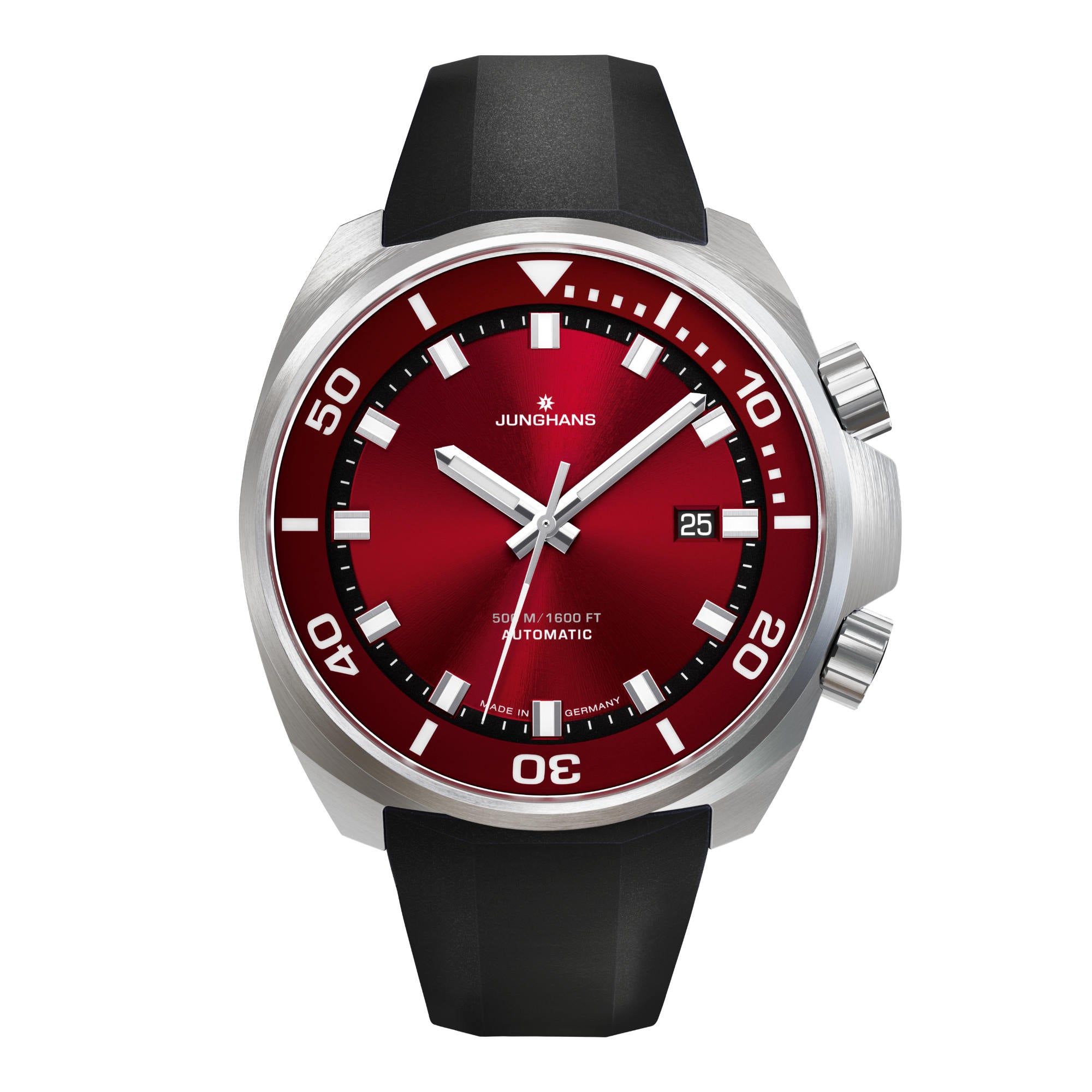Junghans Aquaris Red - 27/4661.44 (44) aus Edelstahl