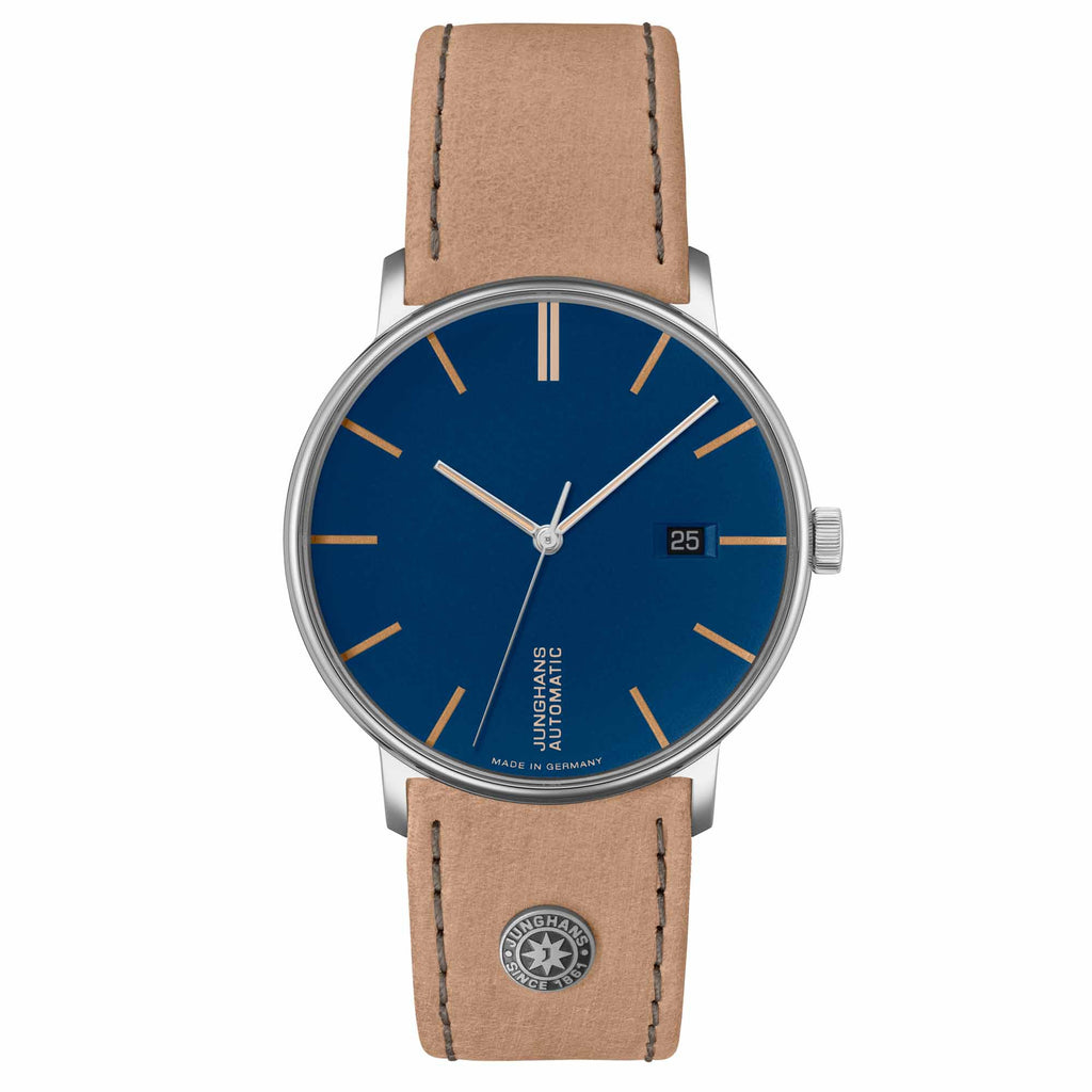 Junghans FORM A - 27/4239.00 (00) aus Leder, Edelstahl