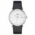 Junghans FORM A - 27/4730.00 (00) aus Leder, Edelstahl