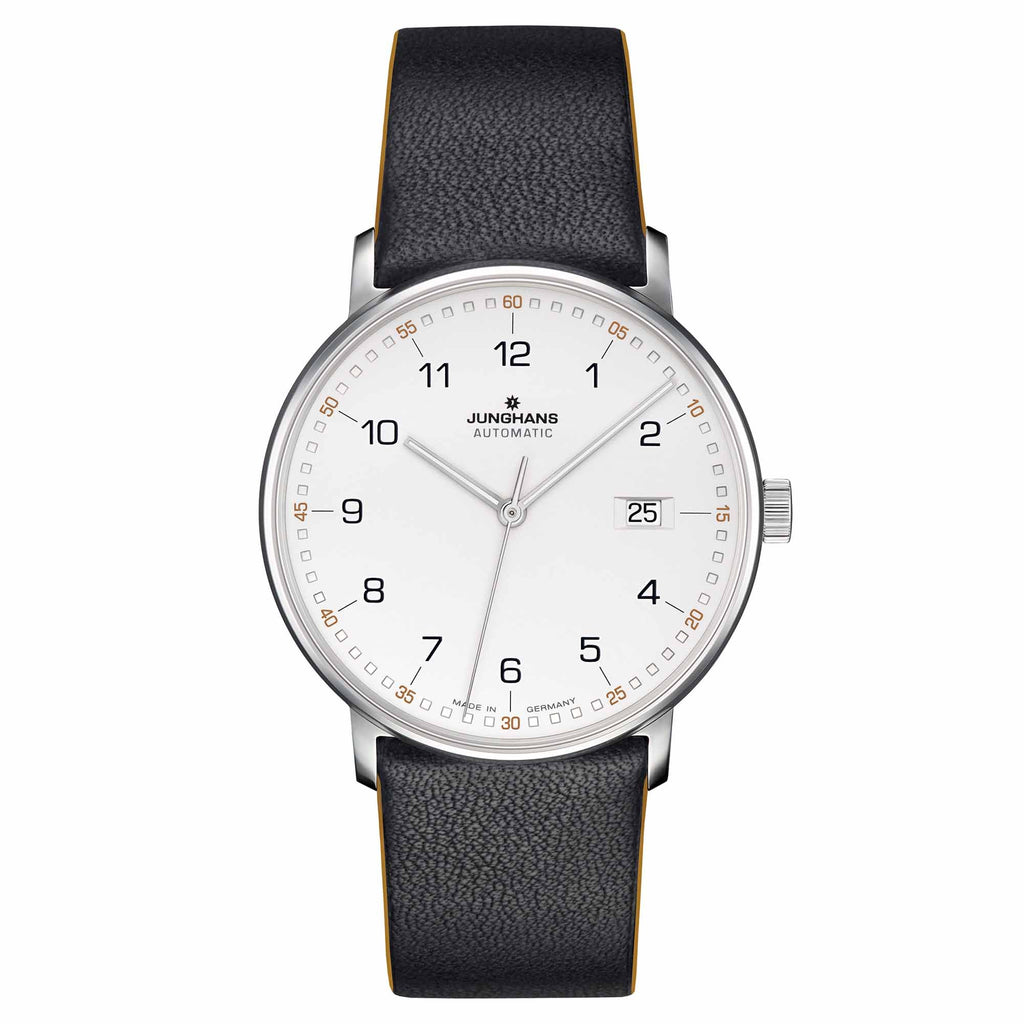 Junghans FORM A Automatic - 27/4731.00 (00) aus Leder, Edelstahl