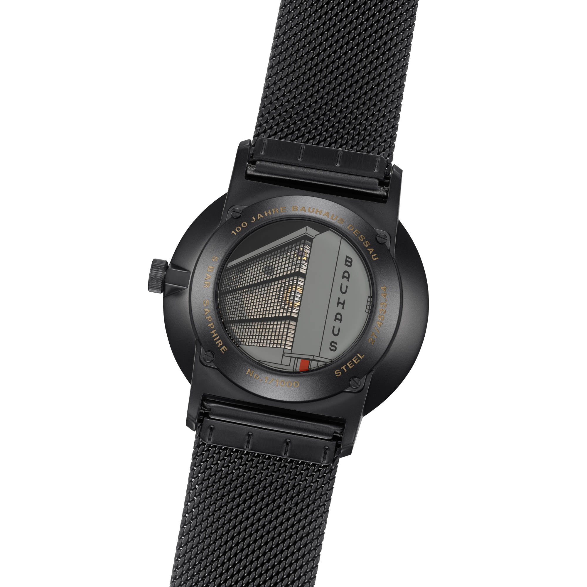 Junghans Form A Bauhaus Edition - 27/4533.44 (44) aus Edelstahl