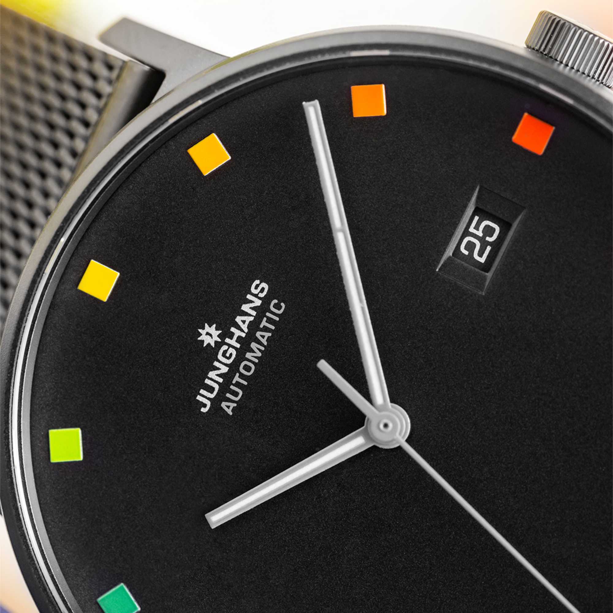 Junghans Form A Bauhaus Edition - 27/4533.44 (44) aus Edelstahl